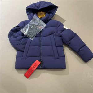 after label giubbotto blu notte