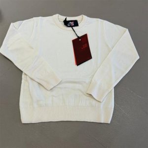 after label maglioncino panna