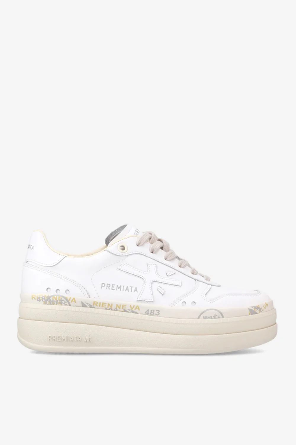 Sneakers Premiata bianco micol 6788 - immagine 2