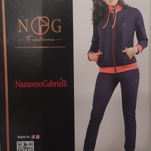 Tuta donna nazareno gabrielli in felpa taglia calibrata