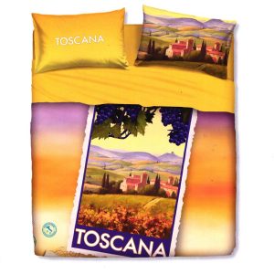 Completo letto copriletto matrimoniale marca Bassetti modello “TOSCANA”
