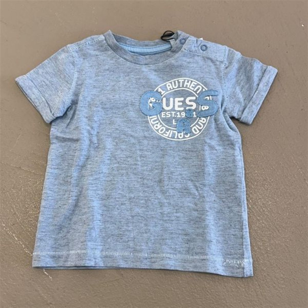 guess t-shirt azzurra