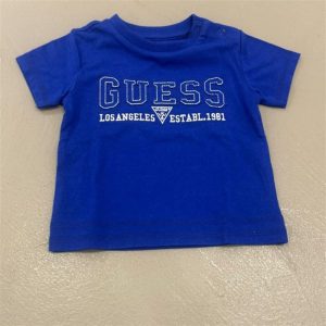 guess t-shirt blu 2 3