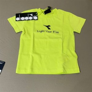 diadora t-shirt lime 2