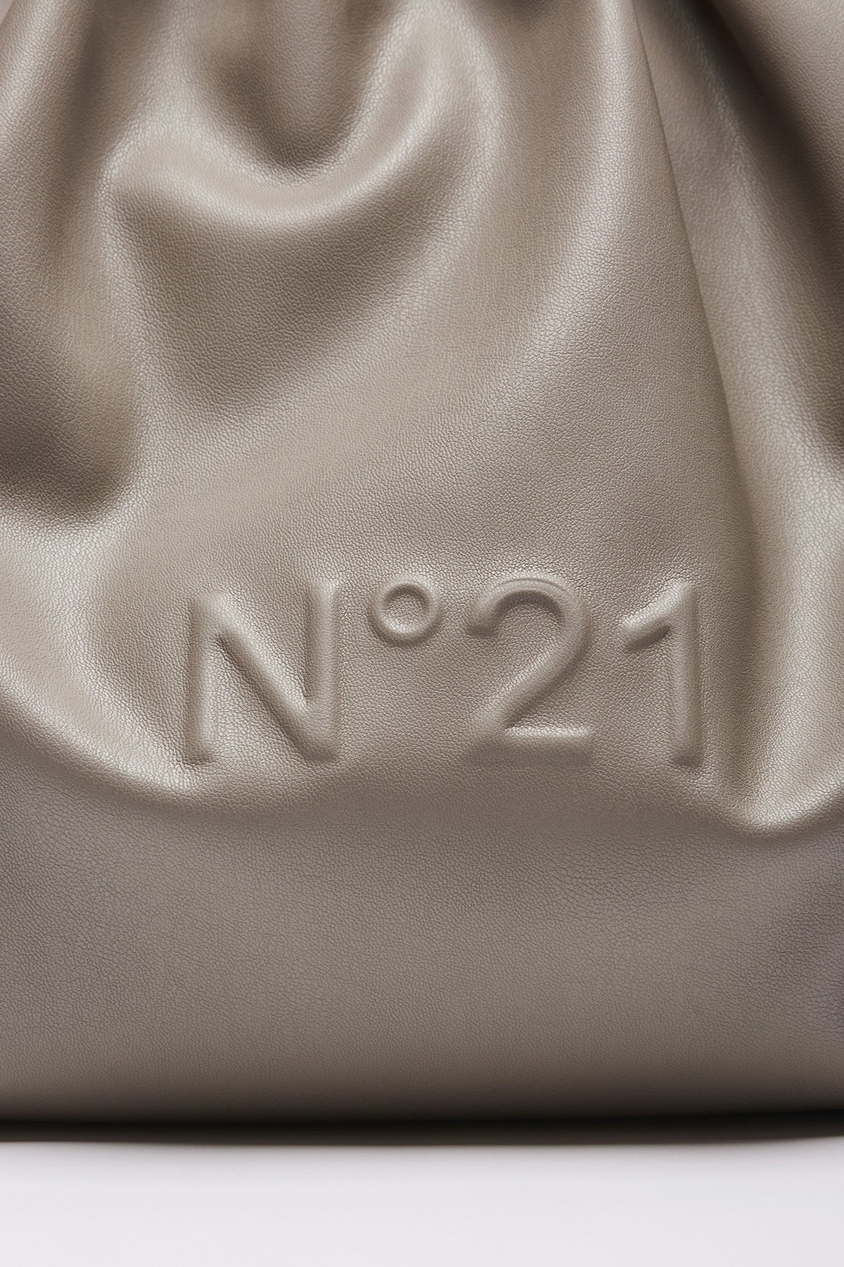 Tracolla N21 Coulisse Big da donna in pelle Grigia 21IBP0902SA00 - immagine 6