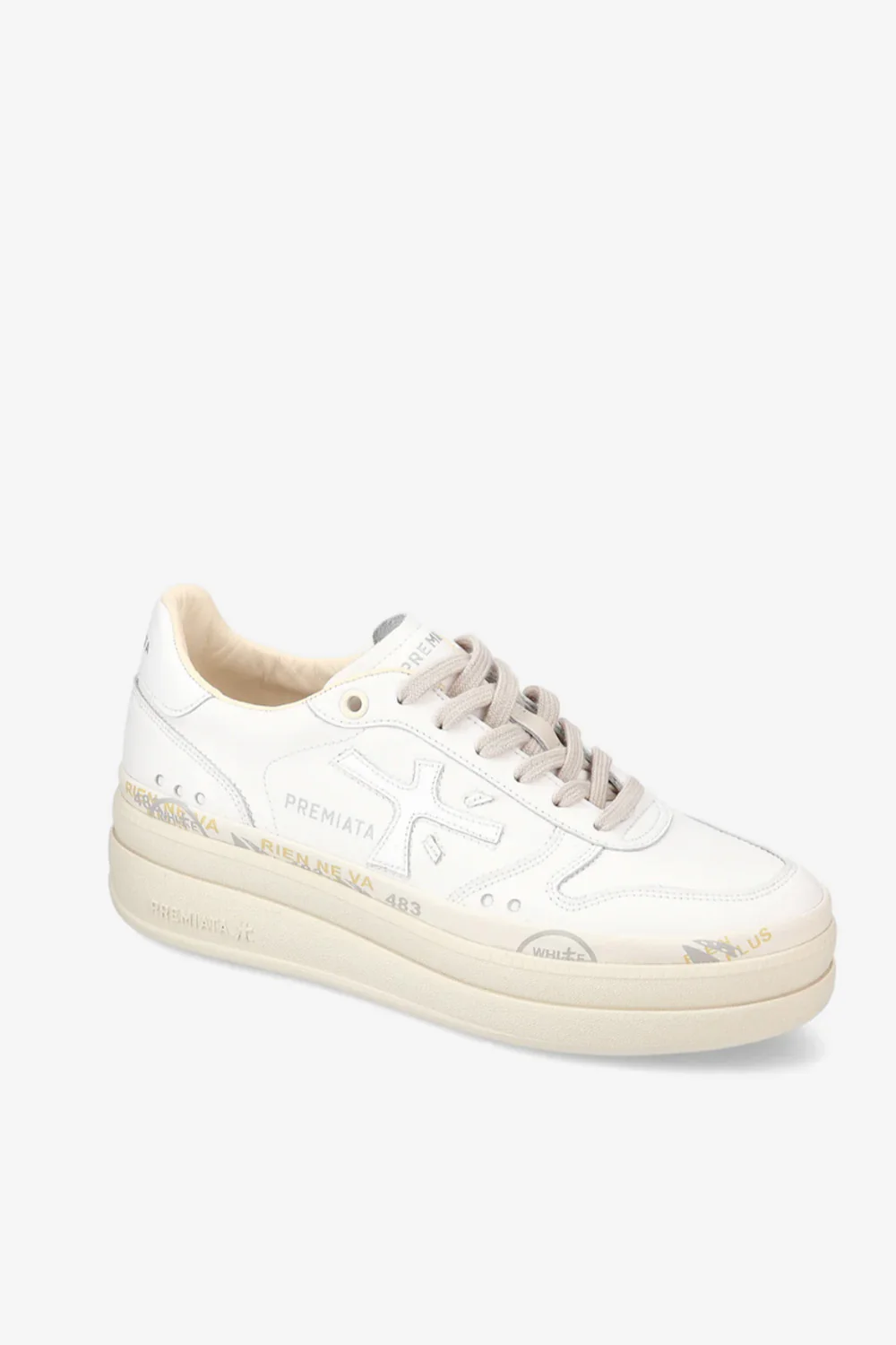 Sneakers Premiata bianco micol 6788 - immagine 3