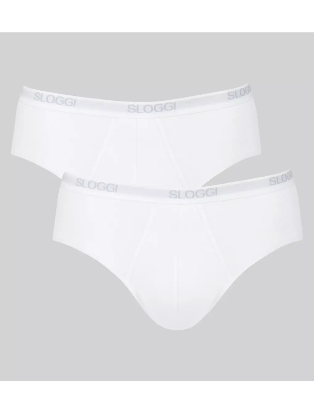 Slip uomo marca Sloggi modello Midi Basic in cotone elasticizzato in confezione da 2 pezzi - immagine 6