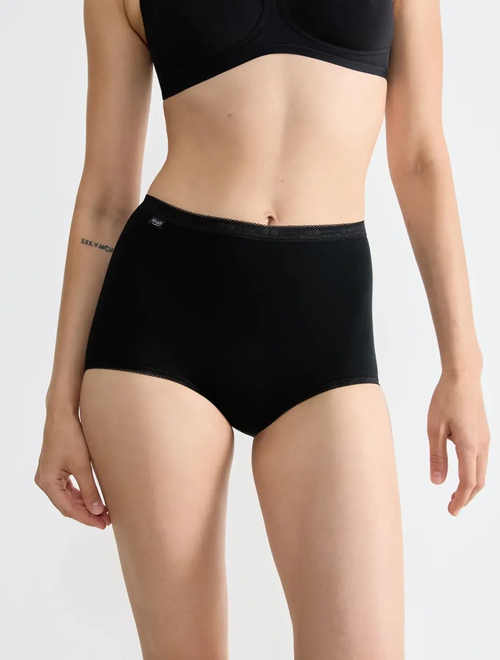 Slip donna marca Sloggi modello Maxi in cotone elasticizzato in confezione da 2 pezzi - immagine 6