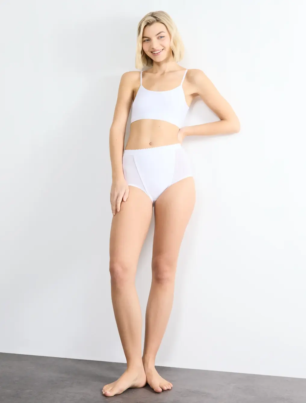 Slip donna marca Sloggi modello Control Maxi in cotone contenivo elasticizzato in confezione da 2 pezzi - immagine 5
