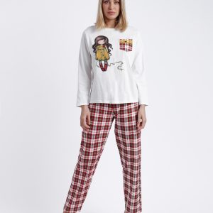 Pigiama donna marca Santoro London Gorjuss in Caldo Cotone – Prezzo Outlet – in taglia L ed XL