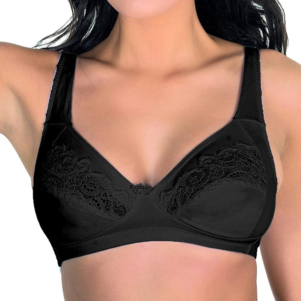 Reggiseno marca Aris Modello Lucia – Senza Ferretto e senza imbottitura con Inserti in Pizzo – Coppa C- - immagine 4
