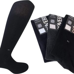 Calzini lunghi in caldo cotone uomo marca Enrico Coveri in confezione da 3 paia