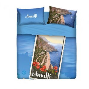 Completo letto copriletto singolo marca Bassetti modello “AMALFI”