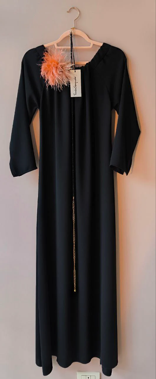 VESTITO OMERALE TESSUTO ELEGANTE - immagine 3