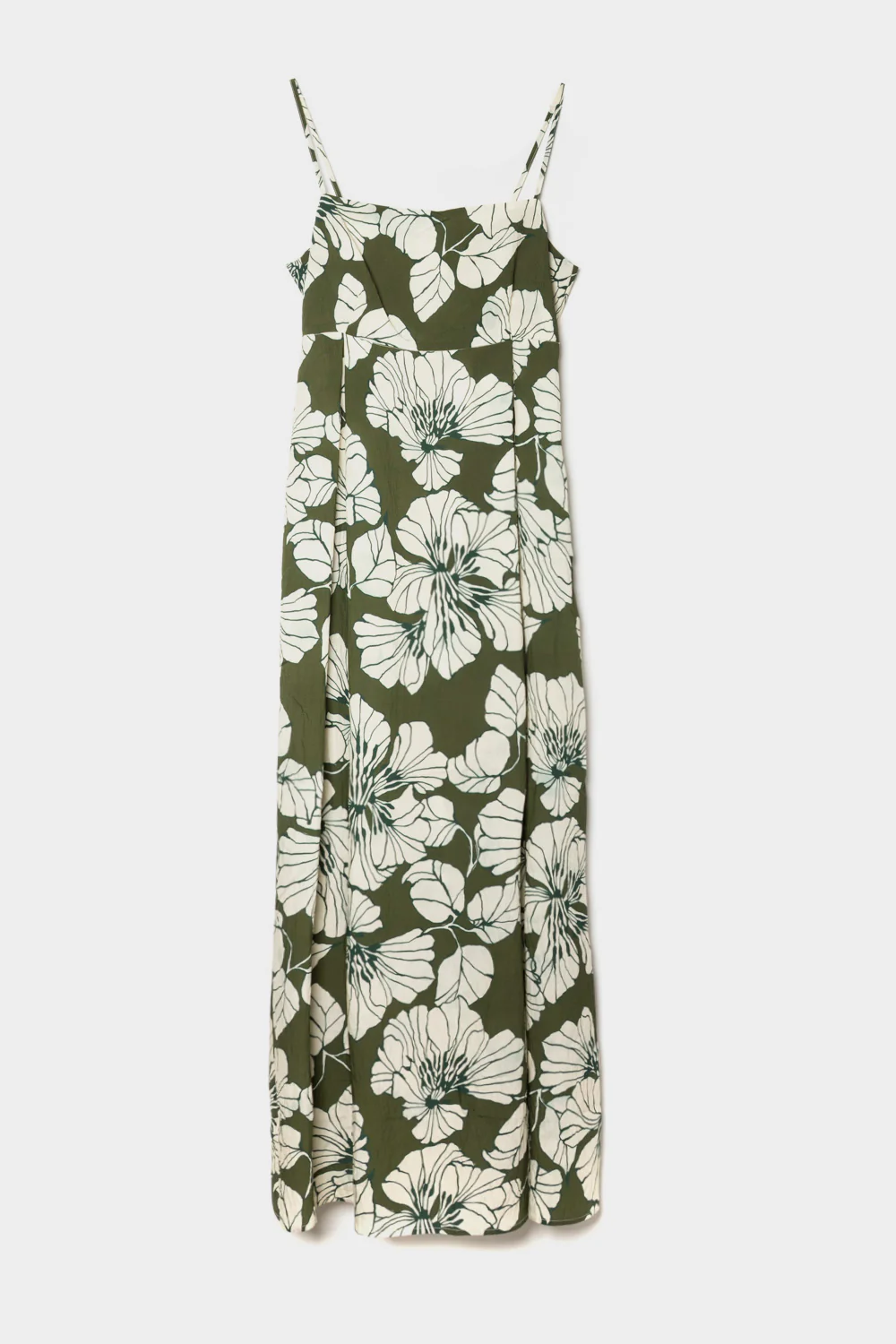 Abito Madame Venice a fantasia verde ambra - immagine 2