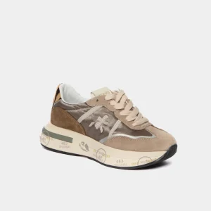 Sneakers Premiata taupe CASSIE 7675
