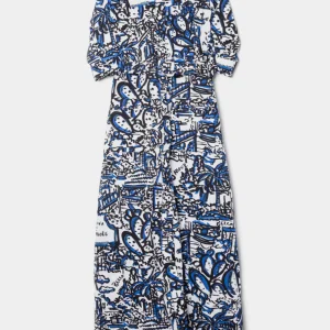 Abito Alessandro Enriquez a fantasia blu d84