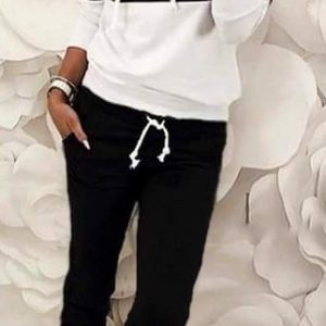 Tuta donna winter in cotone felpato con cappuccio made in Italy mod . black