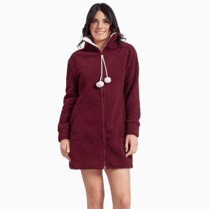 Vestaglia donna marca Irge modello Teddy in tessuto Sherpa super caldo