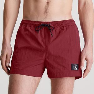 Costume uomo Calvin Klein Monogram modello medium in colore Bordeaux taglia L