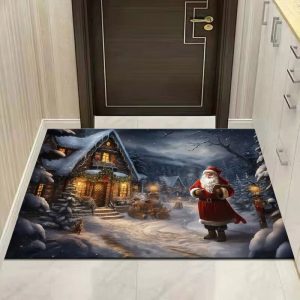 Tappeto magico super assorbente Babbo Natale con letterina