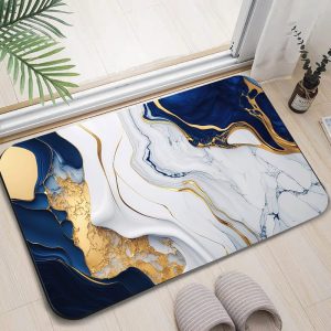 Tappeto bagno serie Aladino rettangolare serie “Marmo” dimensioni 50 CM X 80 CM super assorbente