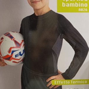 Maglia sportiva bambino con effetto termico Dryarn