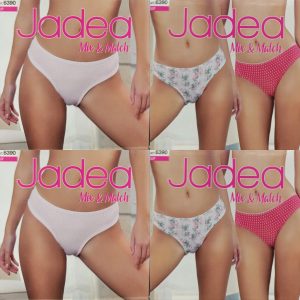 Slip donna marca Jadea in set di 3 pezzi colorati