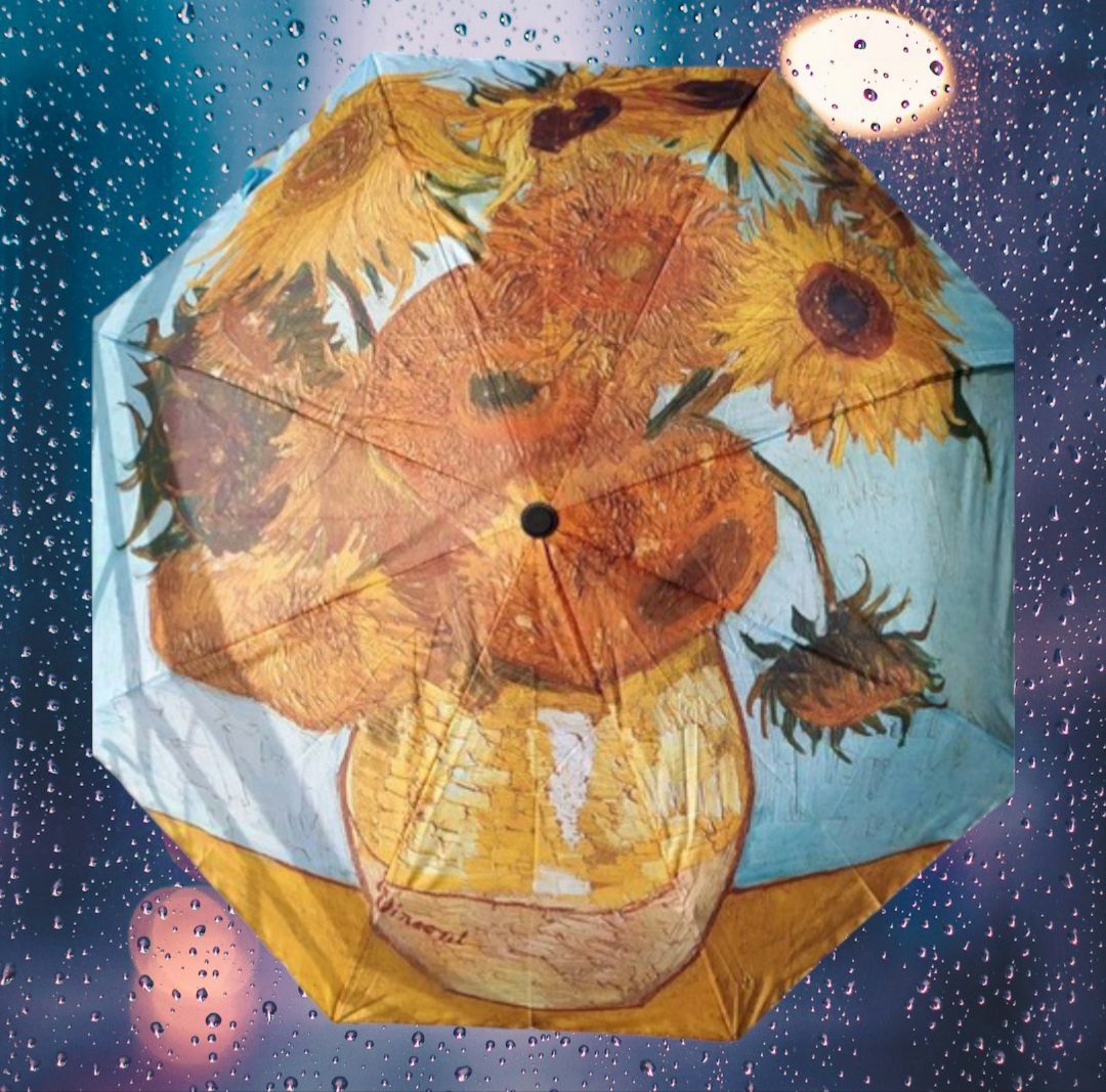 Ombrello d’autore “I Girasoli” di Vincent Van Gogh - immagine 2