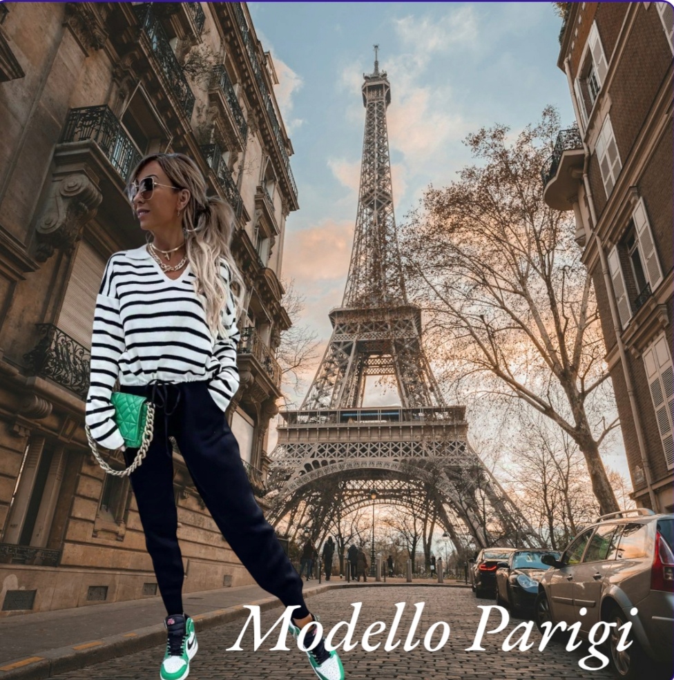 Completo donna Winter collection modello Parigi colore nero - immagine 2