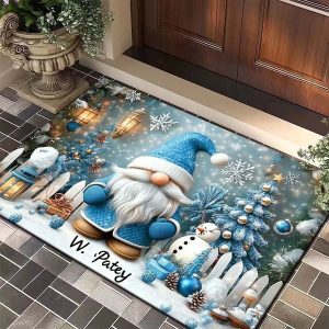 Tappeto Natalizio 50X80 Cm Gnomo Innevato – Magia d’Inverno per Casa e Bagno