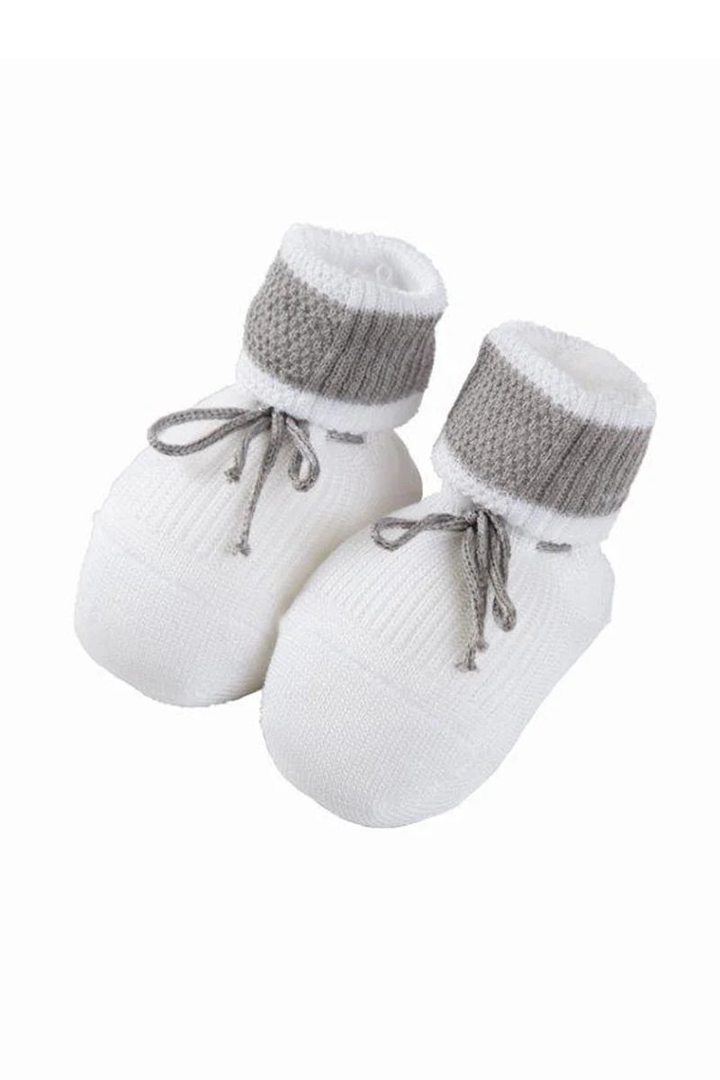 Scarpina neonato in cotone mercerizzato - immagine 5