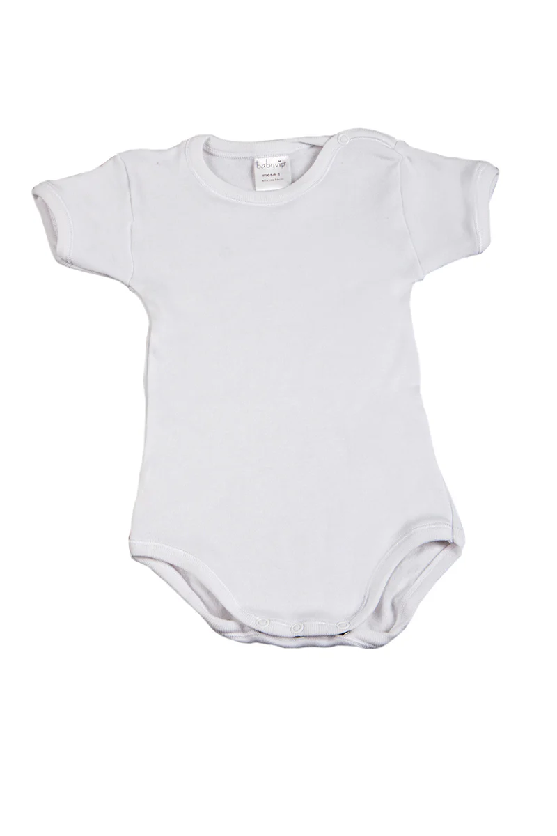 4 Body mezza manica con bottoni su spalla in cotone caldo - immagine 2