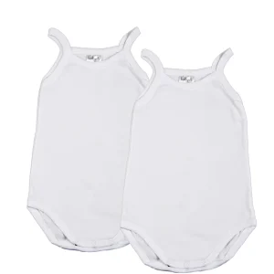 2 Body spalla stretta in cotone