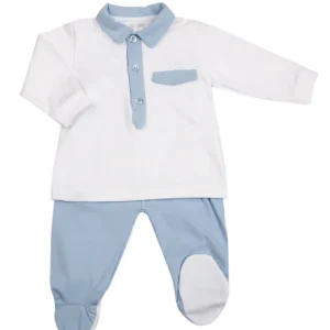 Completo 2 pezzi jersey bielastico con fenda e taschino