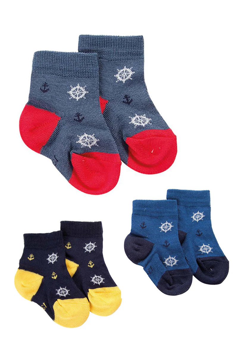 3 paia calzino in cotone mercerizzato - immagine 2