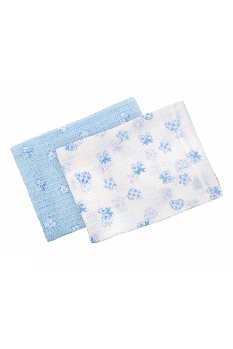 2 Quadrati di garza idrofilo, igienici e assorbenti in doppio tessuto di cotone - immagine 3