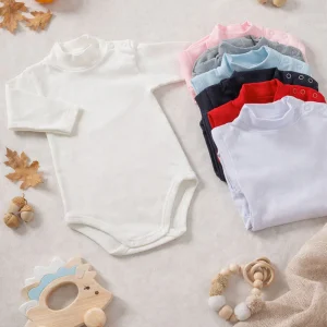 Body manica lunga a lupetto - 100% cotone caldo