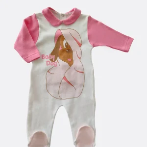 Tutina in caldo cotone con stampa