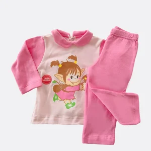 Pigiama bimba in caldo cotone con stampa