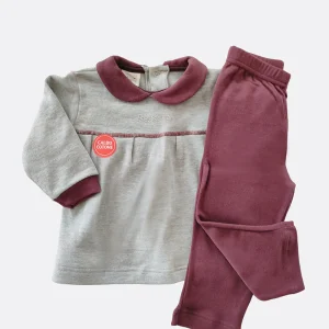 Pigiama bimba in caldo cotone con stampa