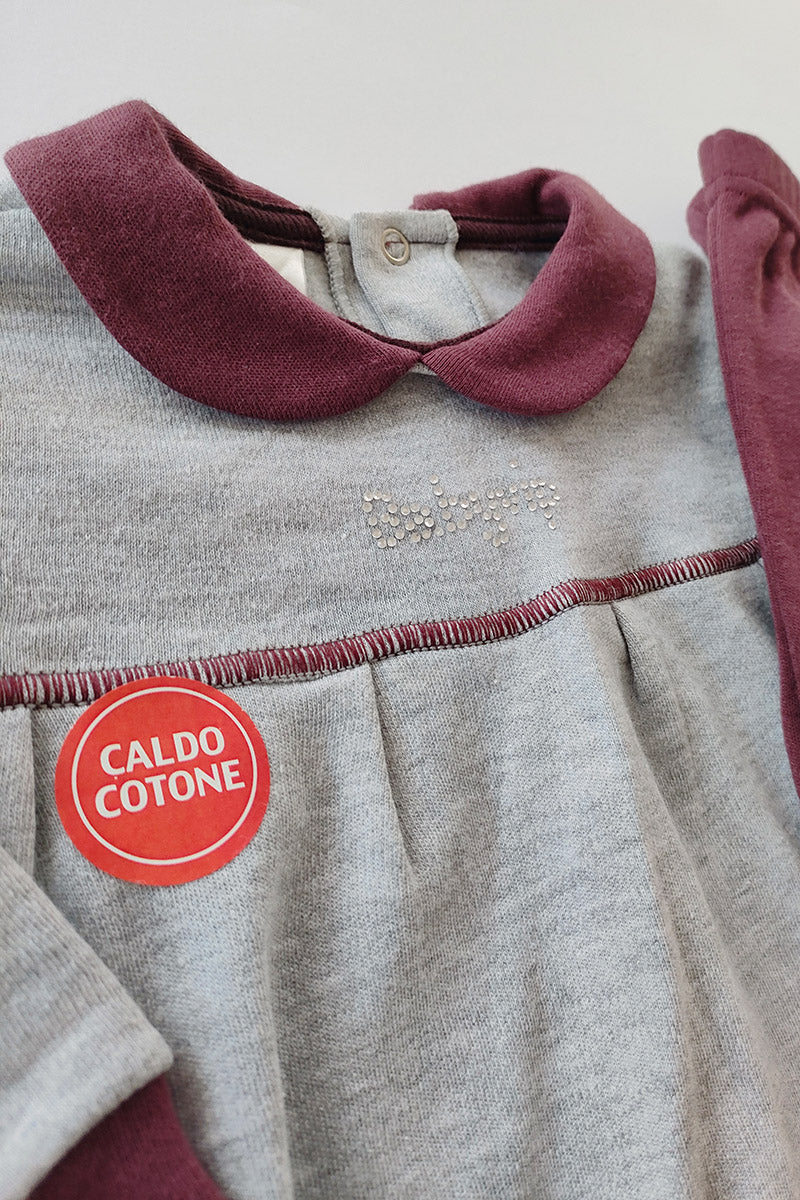 Pigiama bimba in caldo cotone con stampa - immagine 3