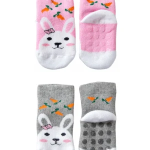 Calzino in spugna con applicazione antiscivolo