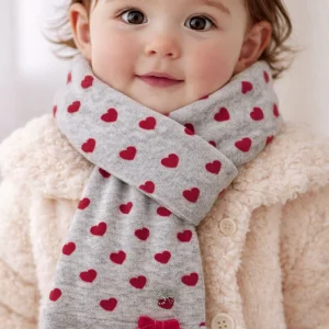 Sciarpa in ciniglia con Fiocchettino e strass