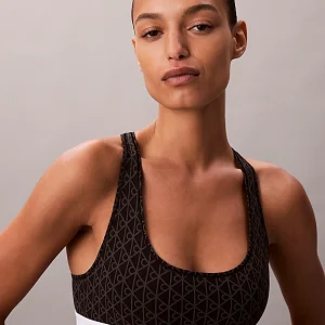 Brassière donna sfoderata marca Calvin Klein modello – Icon Cotton Modal con stampa All’ over CK