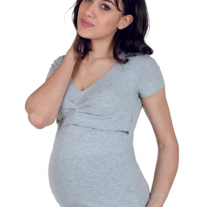 T-Shirt gestante e allattamento mezza manica