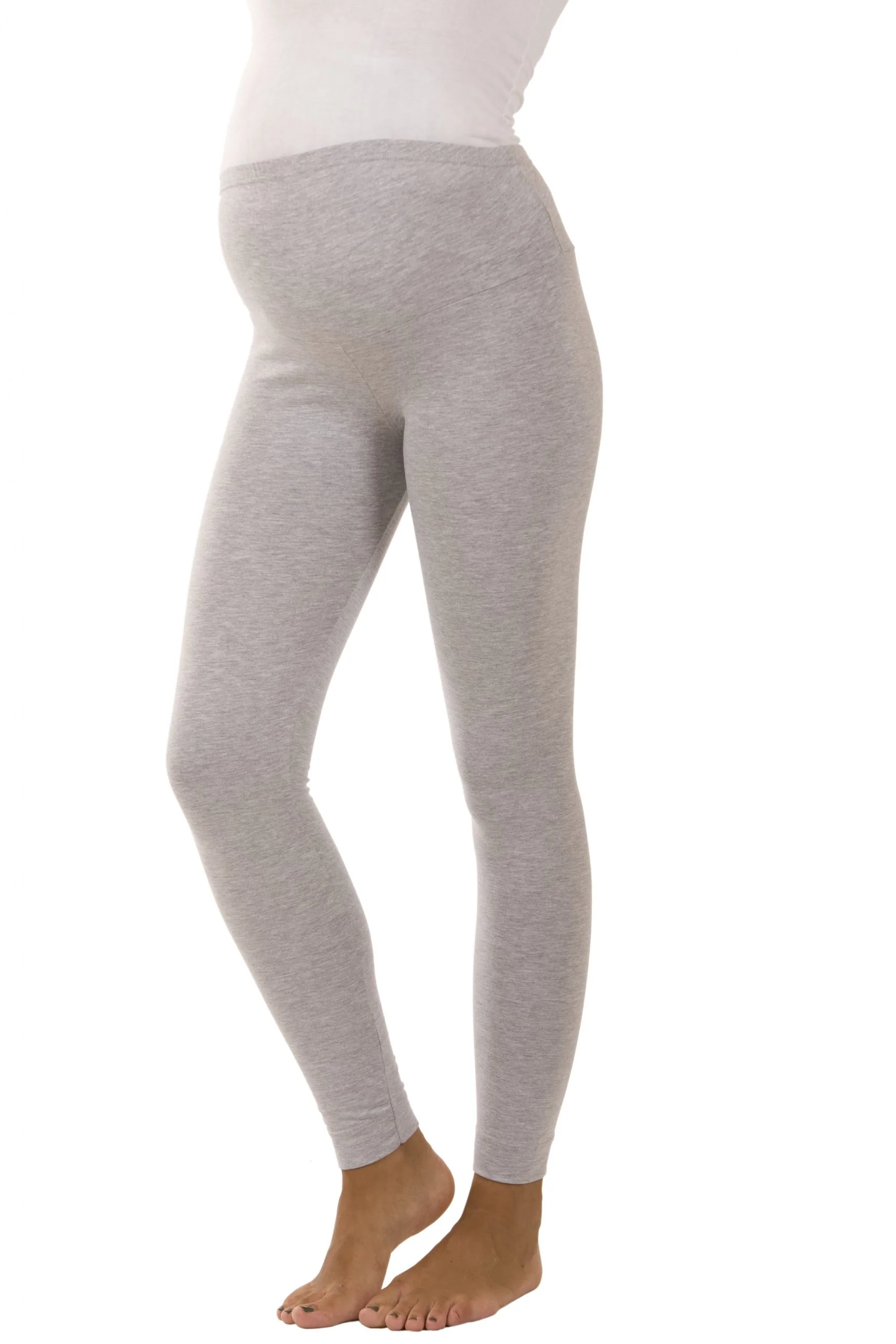 Leggings donna premaman conformato garzato