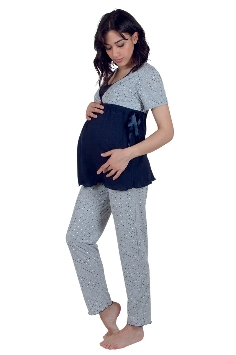 Pigiama pre-post parto mezza manica