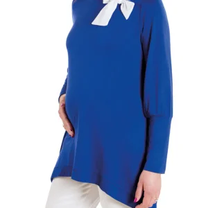 Maxi Maglia manica lunga con fiocco applicato