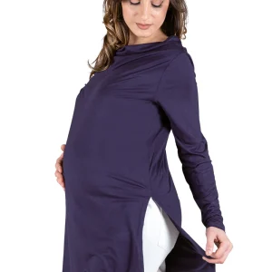Maxi Maglia manica lunga con spacchi laterali
